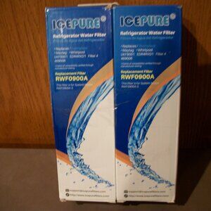 2 IcePure RWF0900A Refrigerator Water Filter For UKF8001 EDR4RXD1 FILTER4 469006